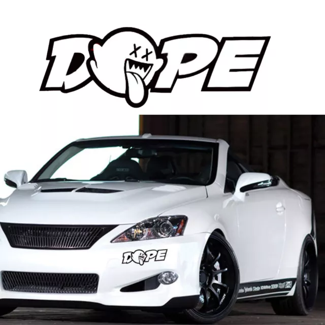 The JDM Dope Custom Car Truck Window Drift Illest KK Vinyl Decal Sticker Tool X1