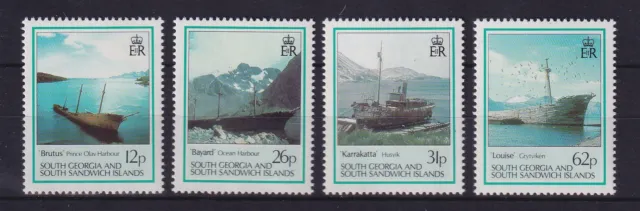 Südgeorgien und Süd-Sandwich-Inseln 1990 Schiffswracks Mi.-Nr. 186-189 **