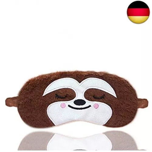 Dodheah Tier-Augenmaske, Schlafmaske, 3D-Cartoon-Augenschutz, Augenbinde, für