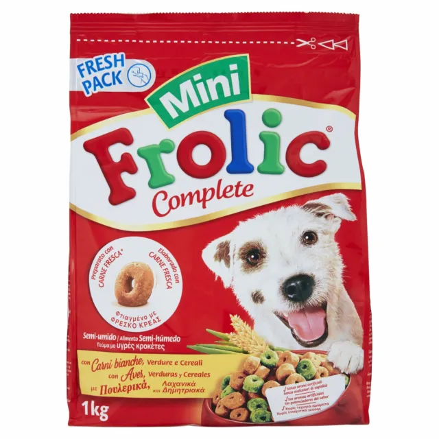 Frolic Complete Cibo per Cane Mini con Pollame/Verdure e Cereali 1 kg - 6 (l0a)