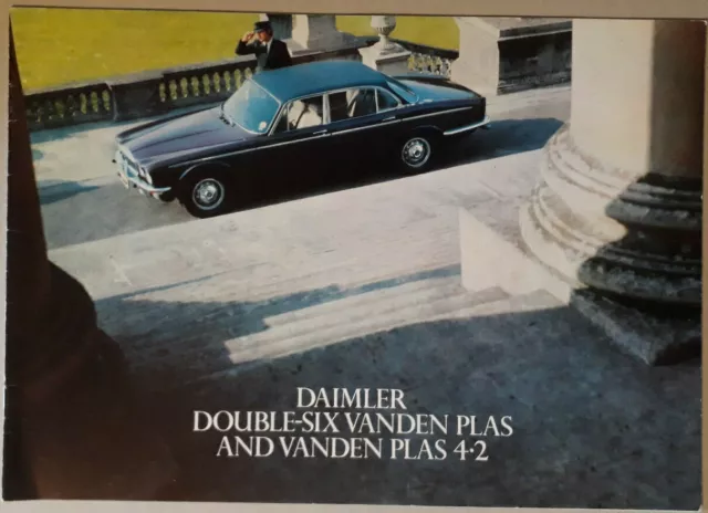 Daimler Vanden Plas Brochure c.1975- 4.2  5.3 Double-Six Series 2