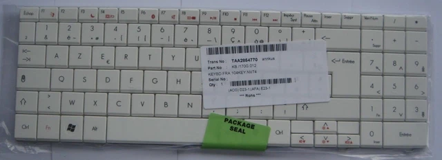 Clavier AZERTY Noir Français Pour Acer Packard Bell – Neuf Pour EasyNote Etc.