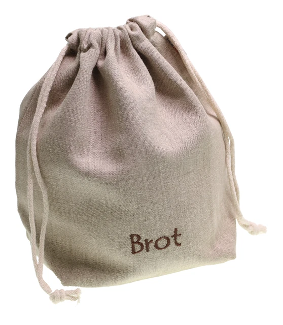 Slowroom 210 Brottasche Natur | 30x34cm | Atmungsaktiv | Antibakeriell | Leinen