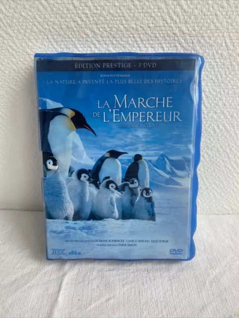 Coffret Dvd Prestige La Marche De L’empereur De Luc Jacquet 3 Dvd