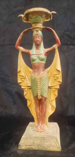 Egyptian Antiques Ancient Winged Isis Statue Goddess of Love Pharaonic Rare BC