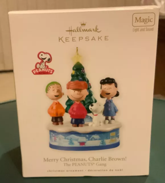 2010  Hallmark Keepsake Ornament Merry Christmas Charlie Brown The Peanut Gang