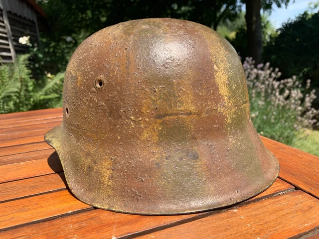 M42 Stahlhelm Wehrmacht 2Weltkrieg 3 Ton getarnter 2