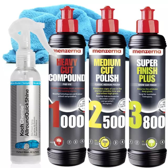 Menzerna Autopolitur Heavy Cut Compound 1000, 250 ml 1000 + 2500 + 3800