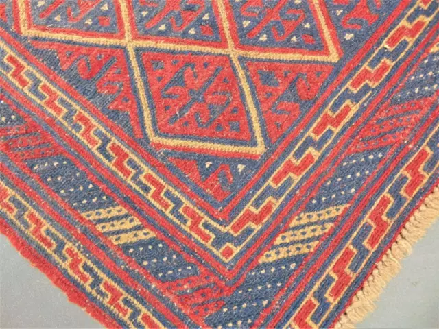 Neat Flatweave Rug Afghanistan Early 20th Century 3