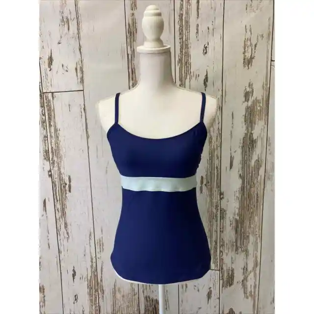 Next Brand Blue Tankini Top Swimsuit New Without Tags * (PB)