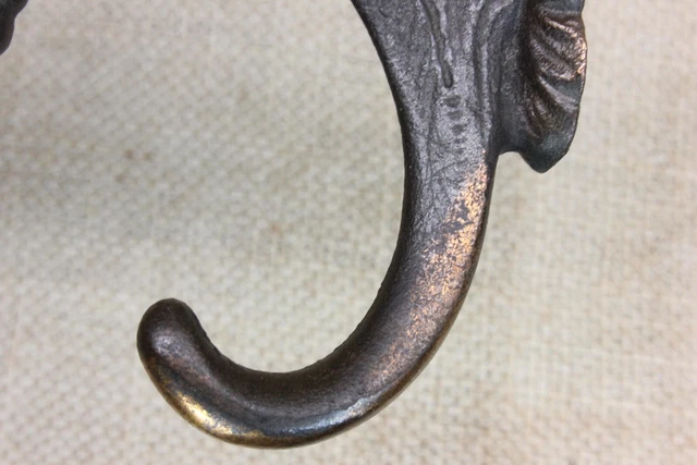 Coat Hook Clothes Tree Bath Robe Hanger Mirror Old 1900’s Rustic Copper Vintage 6