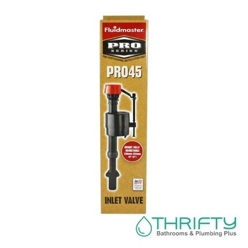 FLUIDMASTER FLOAT VALVE / Toilet Cistern Inlet Valve Pro45 1/2