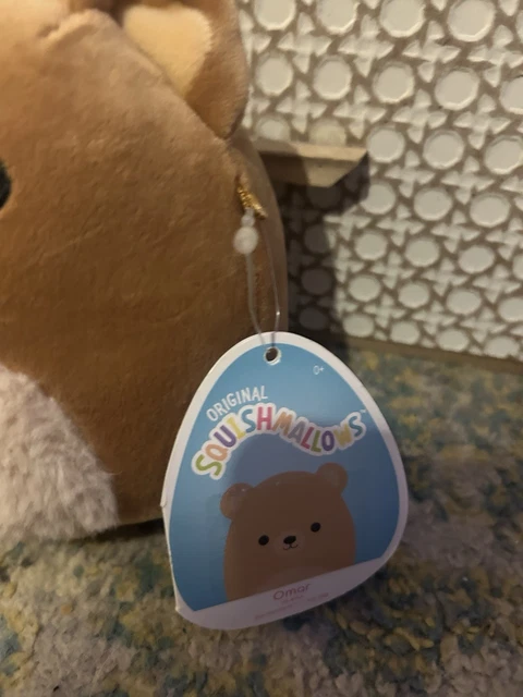 BNWT SQUISHMALLOWS OMAR the Brown Bear 5