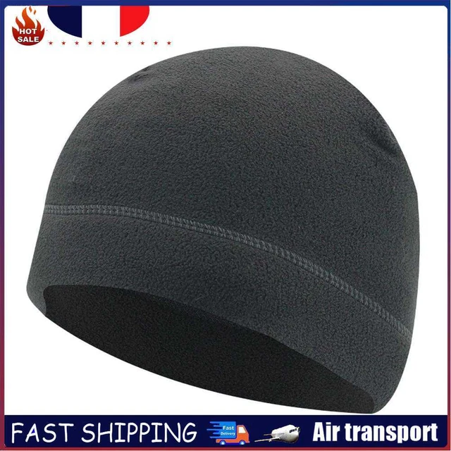 Winter Cycling Hat Fleece Warm Windproof Outdoor Sport Ski Caps (Dark Grey)