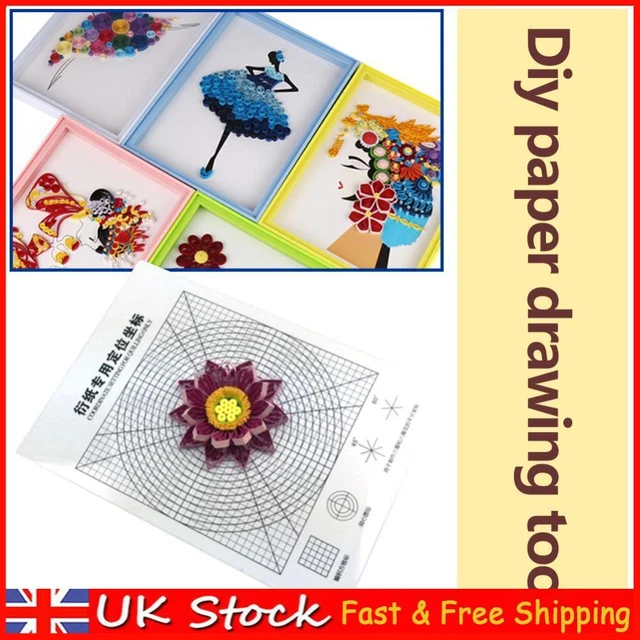 Release Drawing Locating Paper Craft Quilled Setting for DIY Paper Handmade Tool