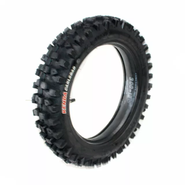 KENDA CARSBAD 80/100 - 12 Inch Rear Knobby Tyre Tire + Tube PIT PRO Dirt Bike 2