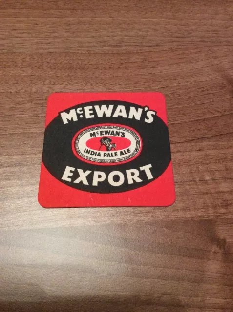Vintage Rare & Collectable McEwan’s Export Younger’s Tartan Beer Mat Coaster