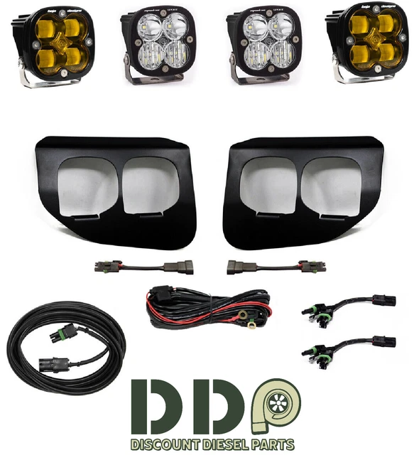 Baja Designs Squadron Sport Amber SAE Fog Light For 20+ Ford F250/350 Super Duty Baja Designs Squadron Sport Amber SAE Fog Light For 20+ Ford F250/350 Super Duty