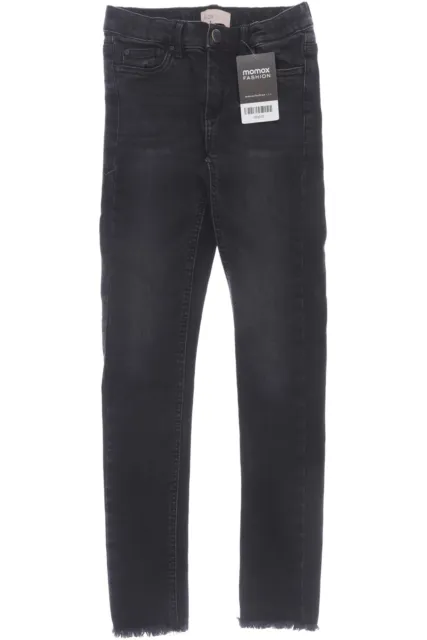 SOLO jeans bambina pantaloni denim taglia EU 140 elastan, senza etichetta nero #10fa519