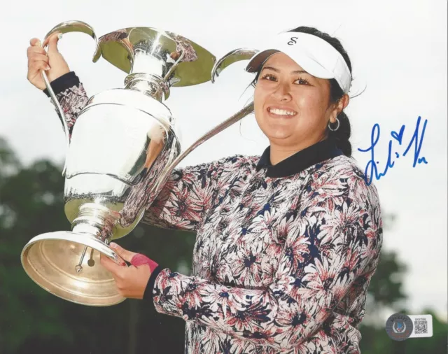 LPGA GOLFER LILIA VU SIGNED 8x10 PHOTO 1 COA WOMEN'S GOLF AUTOGRAPH 2023 TOUR