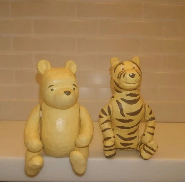 Disney Winnie the Pooh Tigro bambola di legno antico
