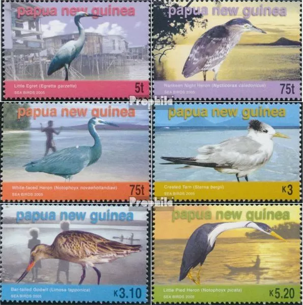 Papua-Guinea 1109-1114 (completa edizione) MNH 2005 Uccelli acquatici