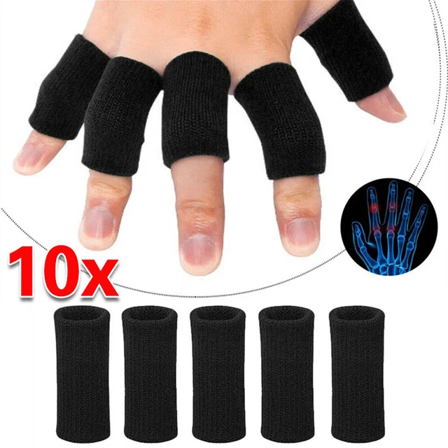 10x Finger Splint Thumb Support Protector Finger Sleeves Finger Brace Stabiliser