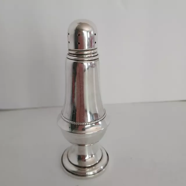 Sterling Silver Salt Or Pepper Shaker Newport Cement Filled 1600 Reinforced