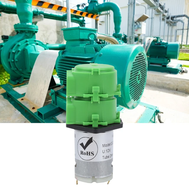Peristaltic Pump Dual Head Liquid Water Dosing For Fish Tank Circulating DC12V