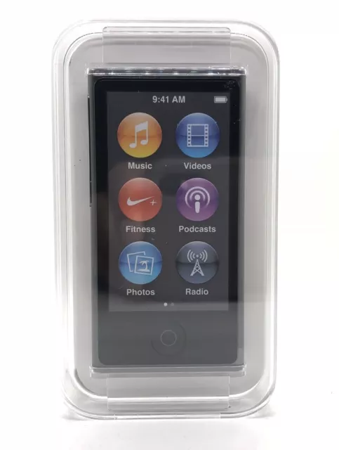 Apple iPod Nano 7. Generation Spacegrau Space Grey Gray Grau 16GB NEU NEW