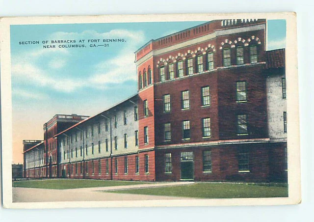 W-border MILITARY SCENE Fort Benning - Columbus Georgia GA AF8544