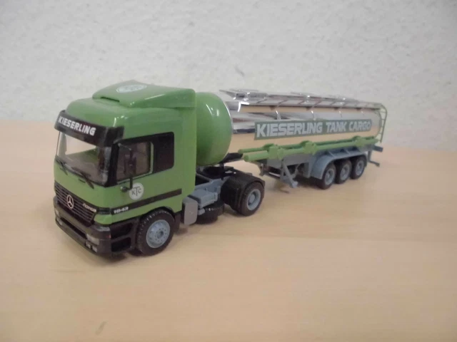 Mercedes Actros Engljähringer + semi-remorque bâchée - Herpa (1:87 / HO) - Jeux & Jouets