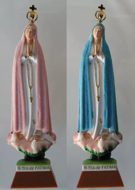 Wetter-Fatima Figur Statue Madonna Kunststoff  20 cm Lady of Fatima