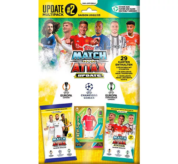 Topps Champions League Match Attax 22/23 – 1x Update Multipack #2