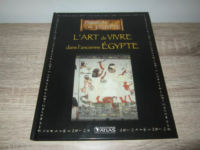 Lot de 9 Livres Passion de l’Égypte Edition Atlas en français 3