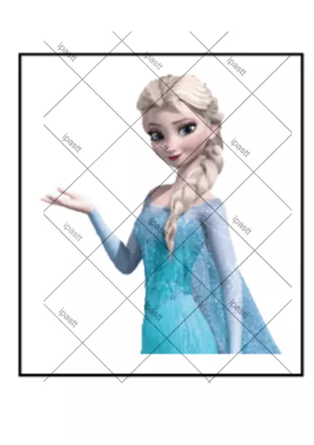 Elsa Frozen Pre Cut Edible Cake Topper