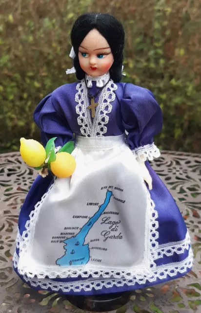 Trachtenpuppe EROS Lago di Garda Italien OVP 17cm alt 80er Souvenir Sammler 