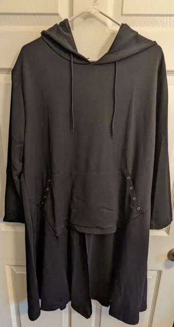 Womens Unbranded Black Hoodie 3X Cat Ear