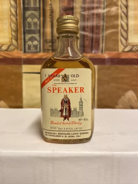 Mignon Whisky The Speaker 5 Years 4cl 43% (s5)