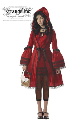 Girls Tween Red Riding Hood Halloween Costume