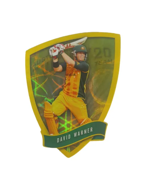 David Warner T20 Team Die Cut Rookie RC Card 2009-10 Select Cricket Australia