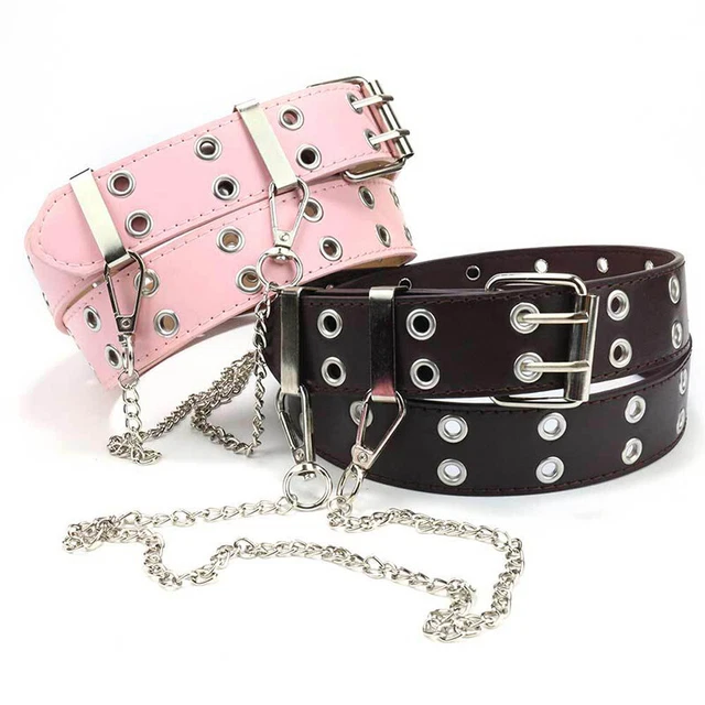 Fashion Children Kids Solid Color Belt Unisex Hollow Out Small Holes Belts Boys 2