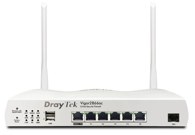 Draytek Vigor 2866Vac wireless router Gigabit Ethernet Dual-band (2.4 GHz / 5 GH