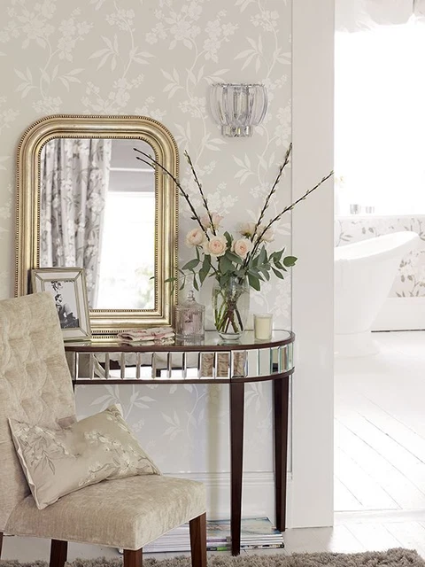 LAURA ASHLEY CAPRI Console Table - Mirrored Glass\Venetian