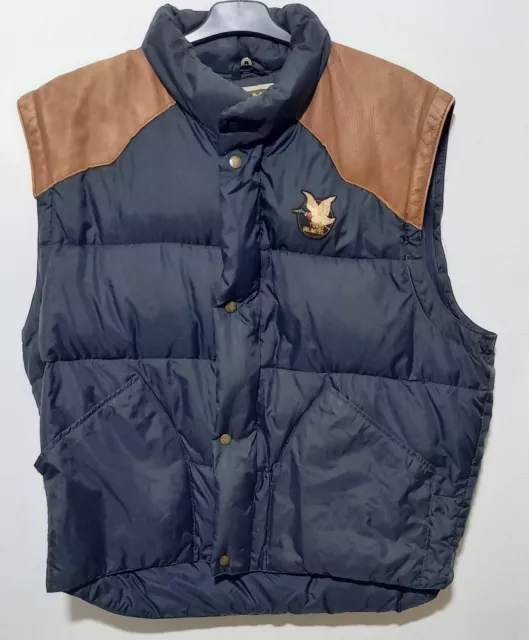 CHEVIGNON RETRO VINTAGE down jacket vests 80S RARE M