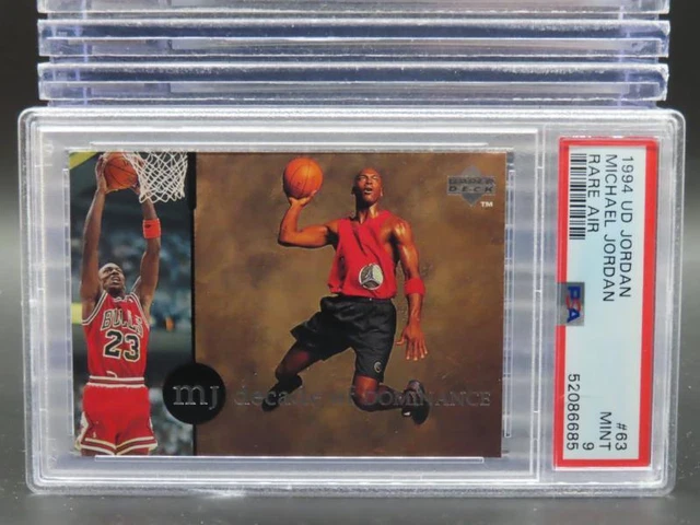 1997 upper deck michael jordan rare air