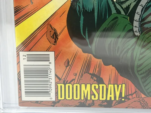 Adventures Of Superman #497 DC Comics 1992 Doomsday App. CGC 9.8 Newsstand Ed. 3