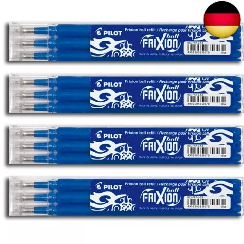 Pilot Frixion Ball Tintenroller - 12 Ersatzminen blau