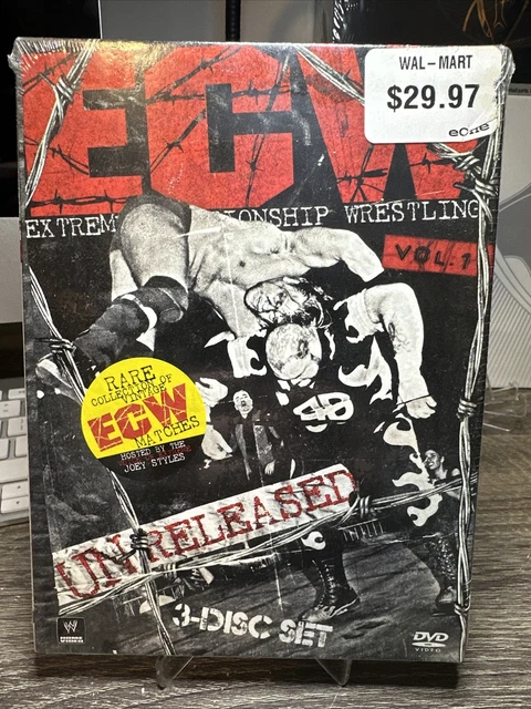 WWE: ECW UNRELEASED, Vol. 1 (DVD, 2012, 3-Disc Set) $25.46