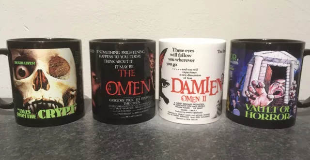 1970's CULT HORROR & EXPLOITATION FILMS  mugs 129 designs Custom NEW Hammer